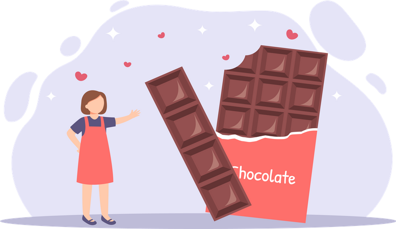 Bonne journée du chocolat  Illustration