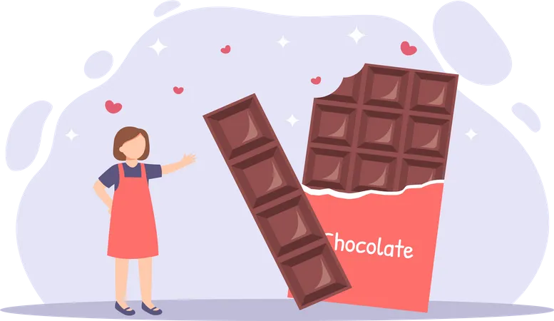 Bonne journée du chocolat  Illustration