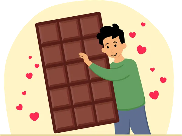 Bonne journée du chocolat  Illustration