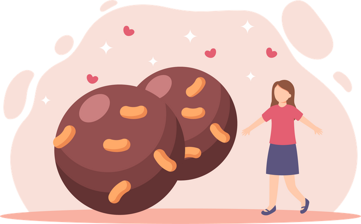 Bonne journée du chocolat  Illustration