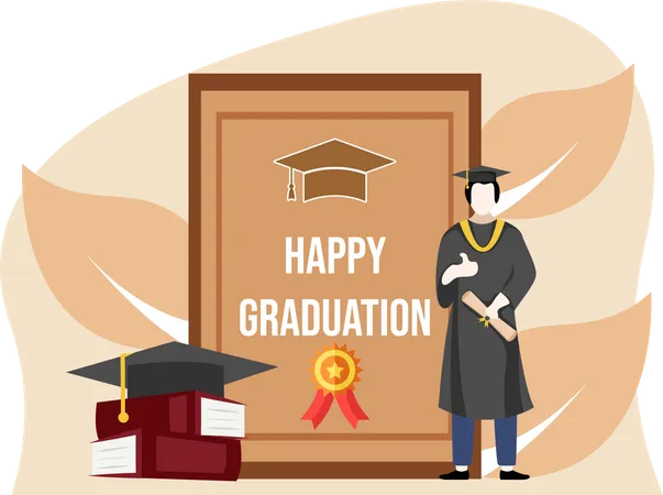 Bonne graduation  Illustration