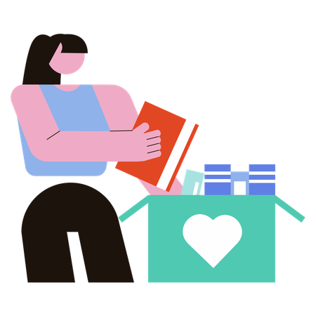 Book Charity  Illustration