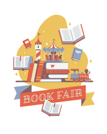 Book fair  Illustration