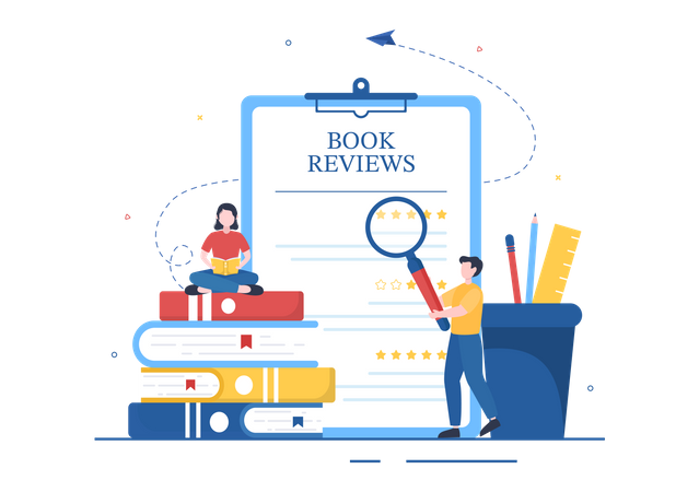 Book Review Feedback Illustration