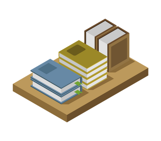 Book Shelf  Illustration