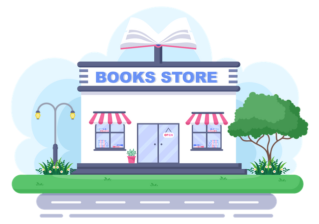 Book Shop Illustration