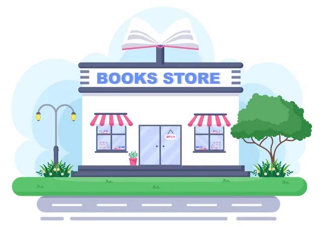 Book Shop Illustration