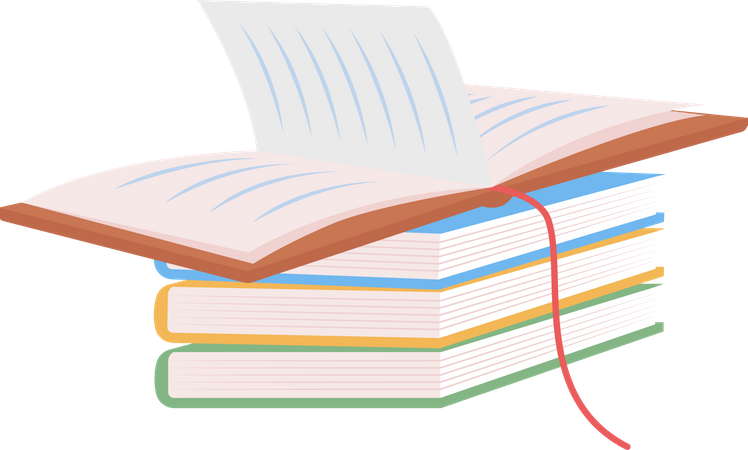 Book stack Illustration