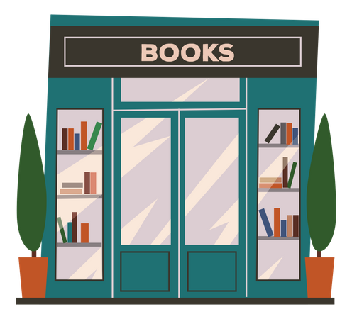 Book Store  Illustration