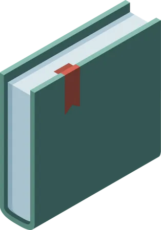 Book with bookmark  Illustration