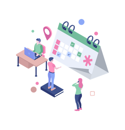 Book your medical appointment  イラスト