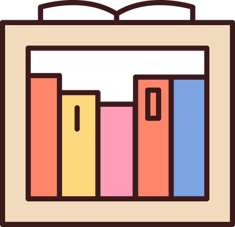 Bookcase  Illustration