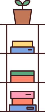 Bookcase  Illustration