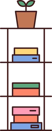 Bookcase  Illustration