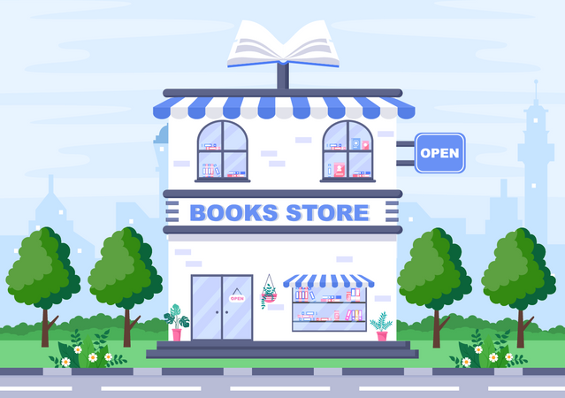Bookstore Illustration