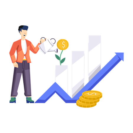 Boost Business Sales  Illustration