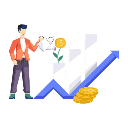 Boost Business Sales  Illustration