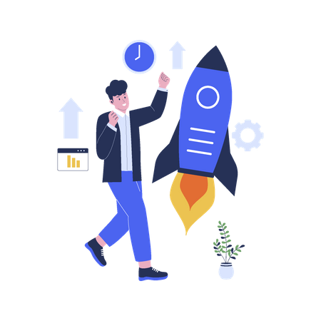 Boosting productivity  Illustration