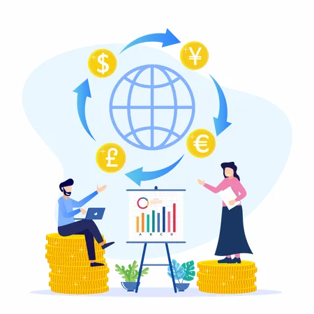 Börse  Illustration