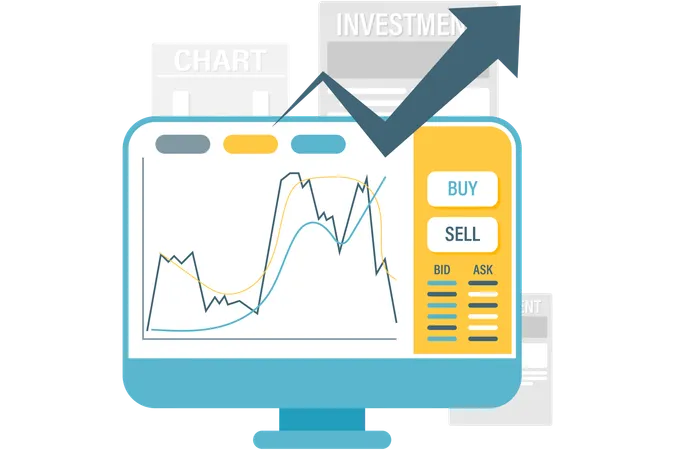 Börse und Handel  Illustration