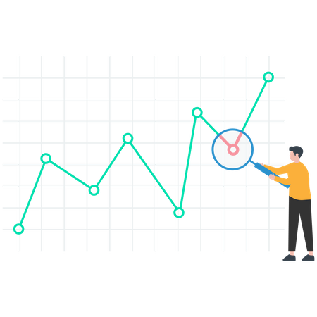 Aktienmarktanalyse  Illustration