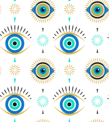 Muster „Böse Augen“ Illustrationspack