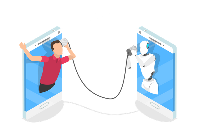 Bot de bate-papo  Ilustração