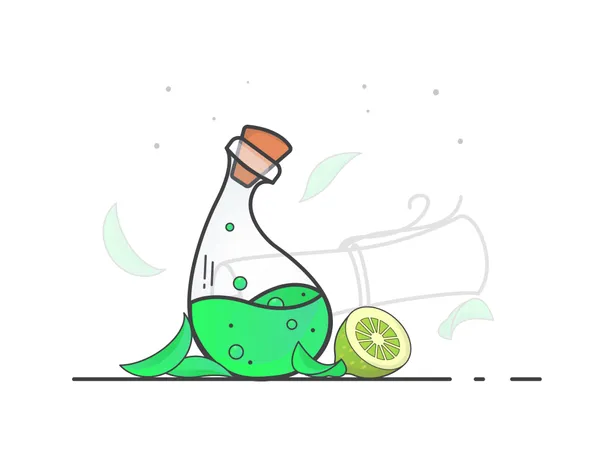 Botella de poción  Ilustración