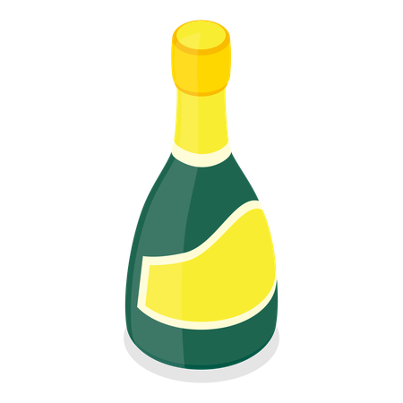 Botellas de alcohol  Ilustración