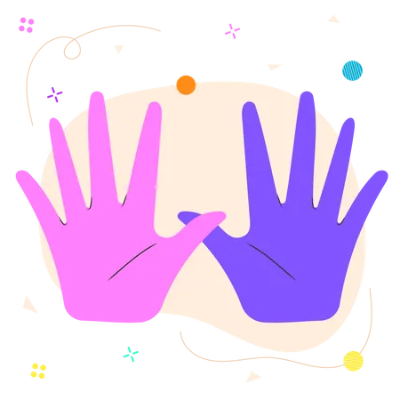 Both Hands  Illustration