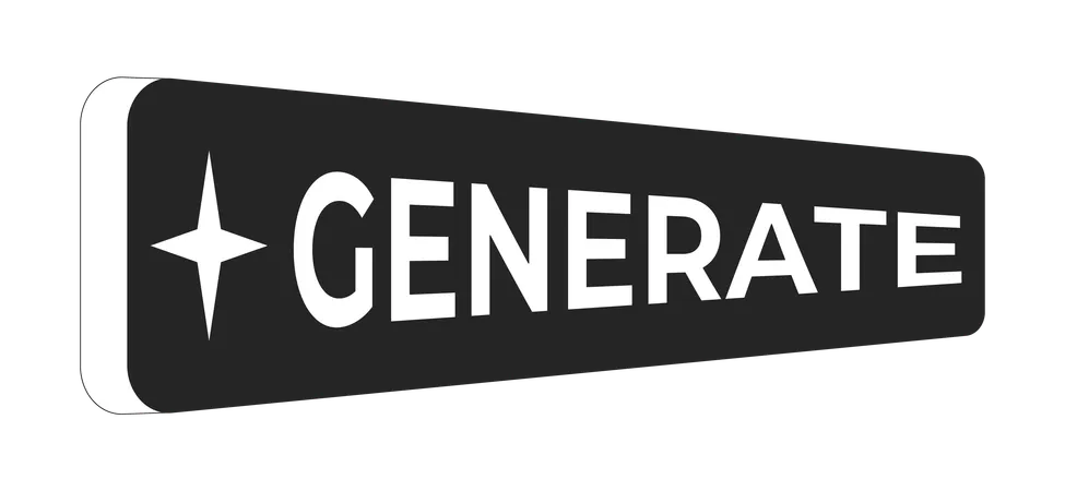 Botón Generar Ai  Ilustración