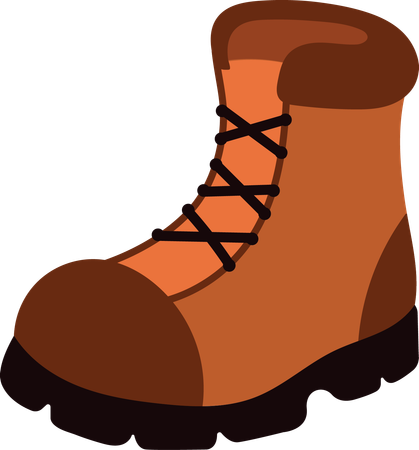 Bottes d'alpinisme  Illustration