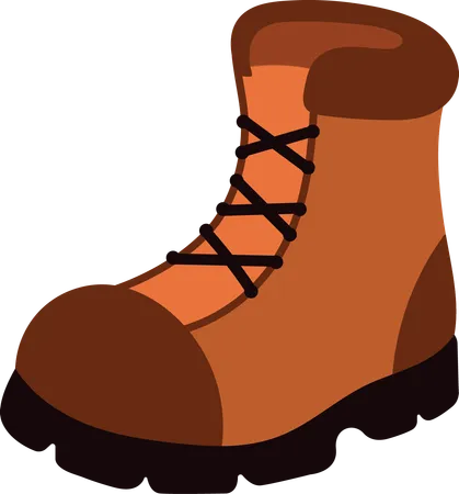 Bottes d'alpinisme  Illustration