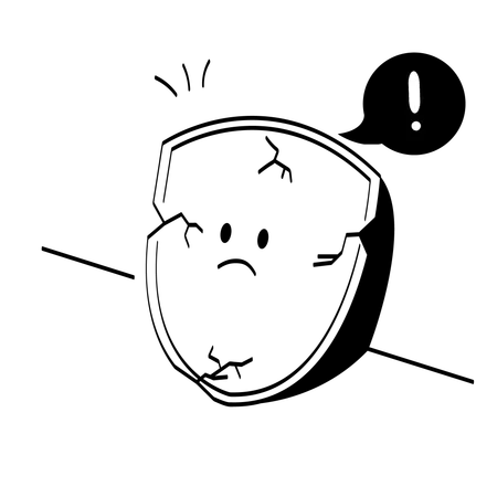 Bouclier brisé  Illustration