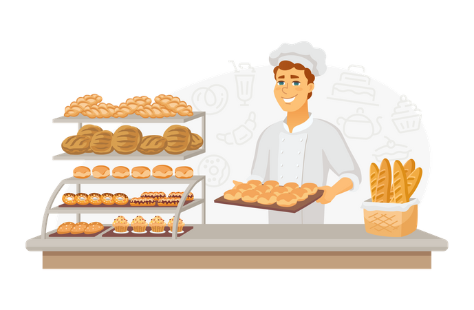 Boulangerie  Illustration