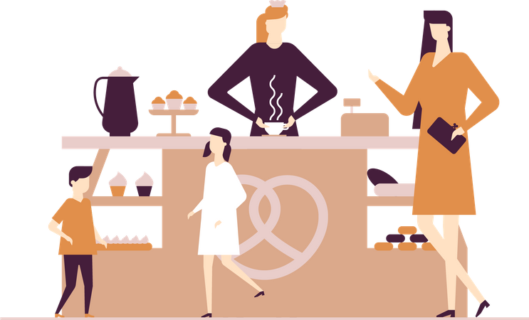 Boulangerie  Illustration