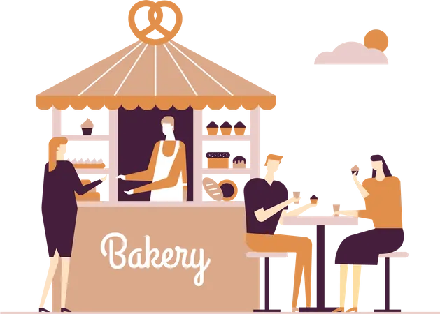 Boulangerie  Illustration