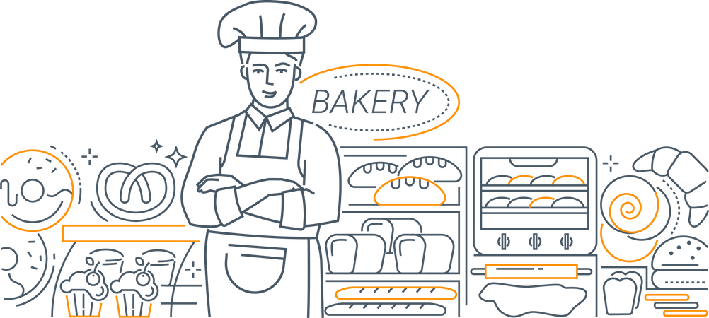 Boulangerie  Illustration