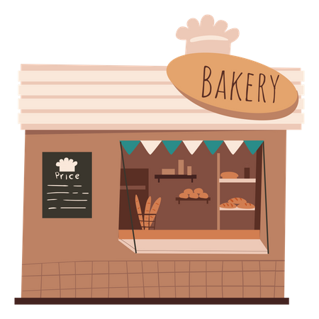 Boulangerie  Illustration