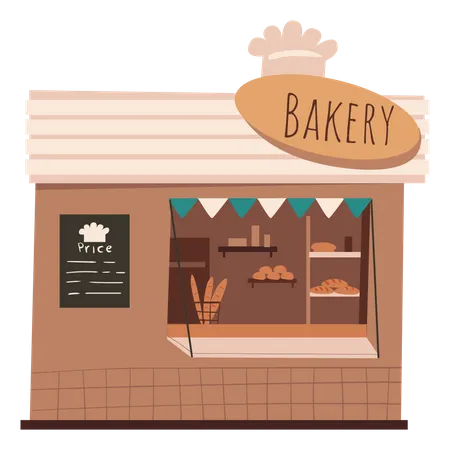 Boulangerie  Illustration