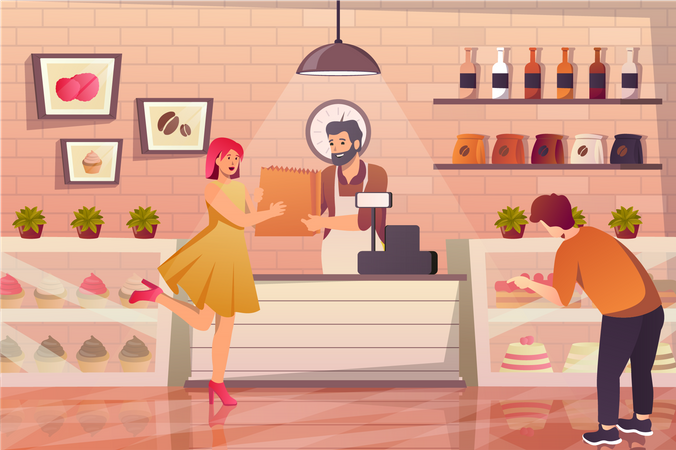 Boulangerie  Illustration