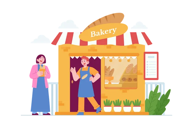 Boulangerie  Illustration