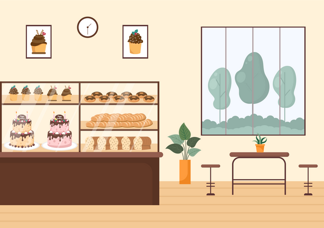 Pâtisserie  Illustration