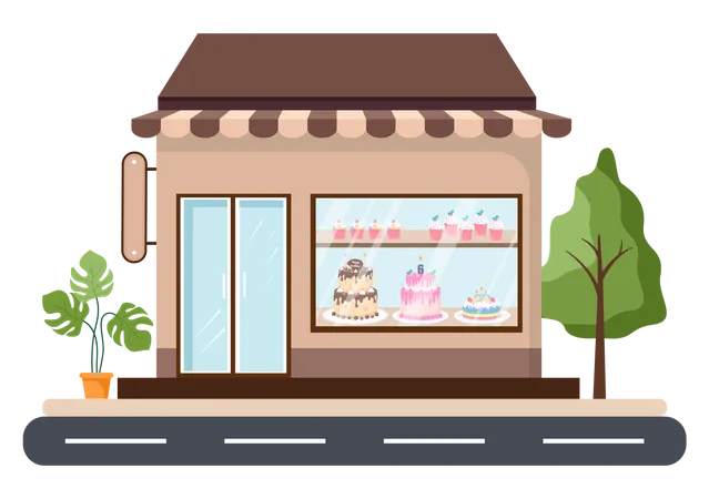 Boulangerie  Illustration