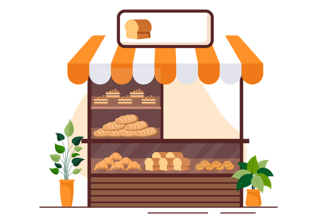 Boulangerie  Illustration