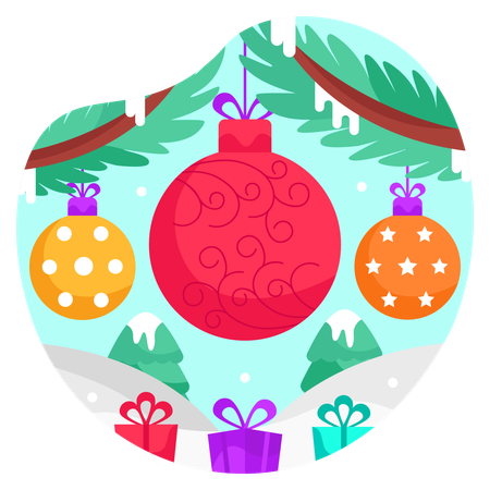 Boule de Noel  Illustration