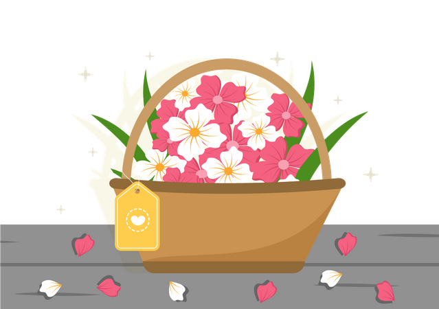 Bouquet de fleurs  Illustration