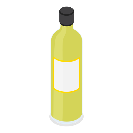 Bouteille d'alcool  Illustration