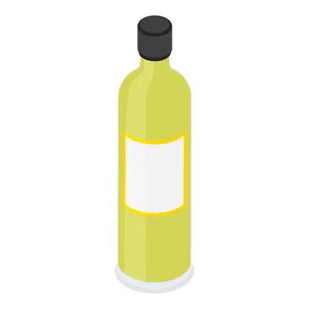 Bouteille d'alcool  Illustration