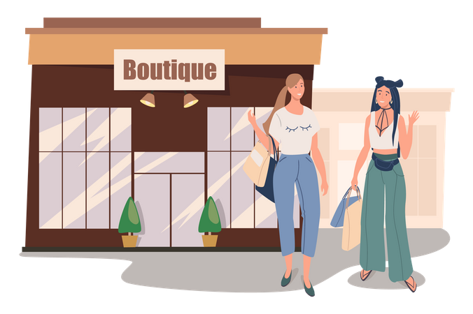 Boutique  Illustration
